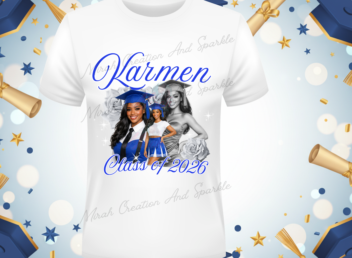 Photo Grad Tee with Name