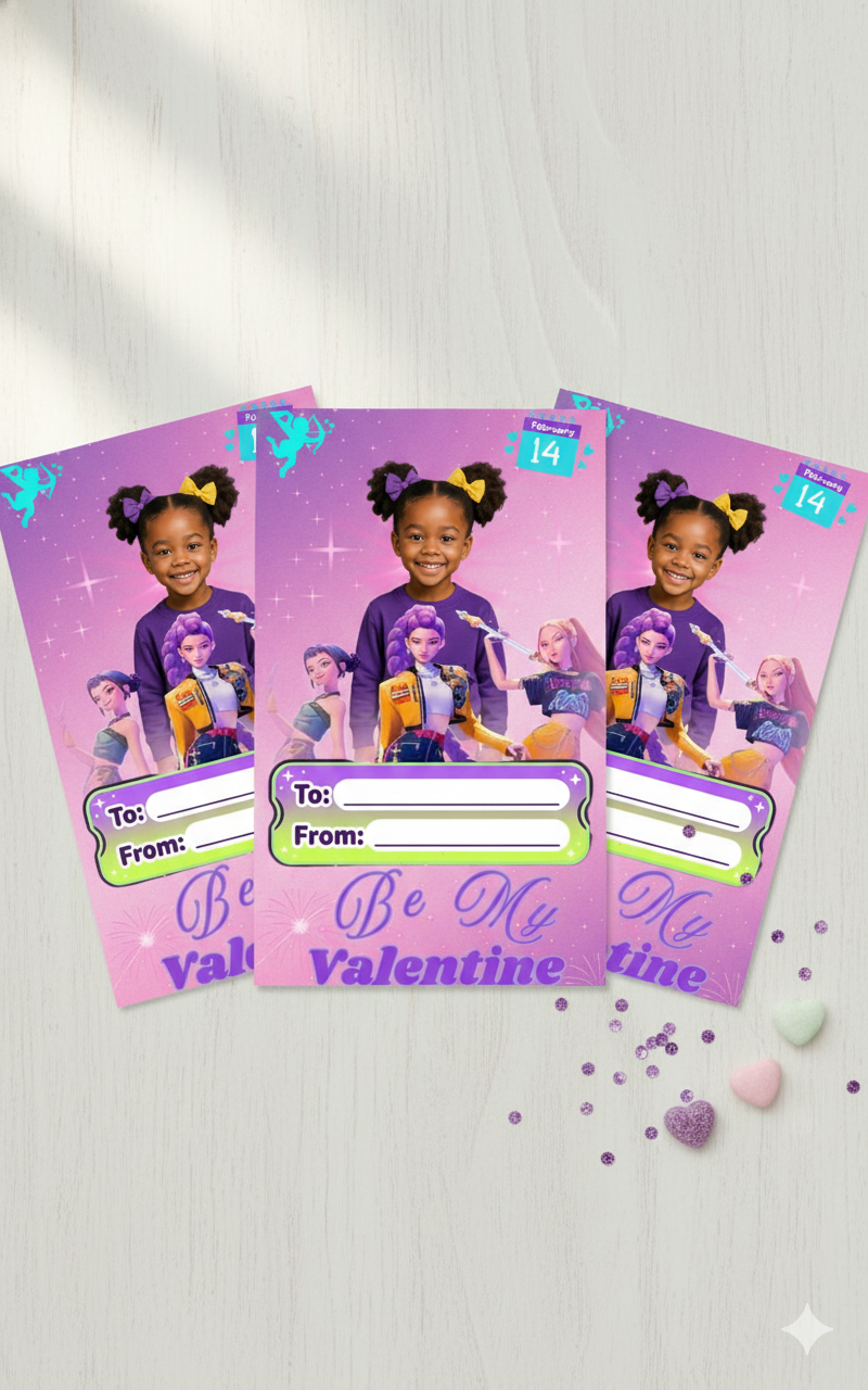 Purple Gamer Girl Theme ( Box Of 24)
