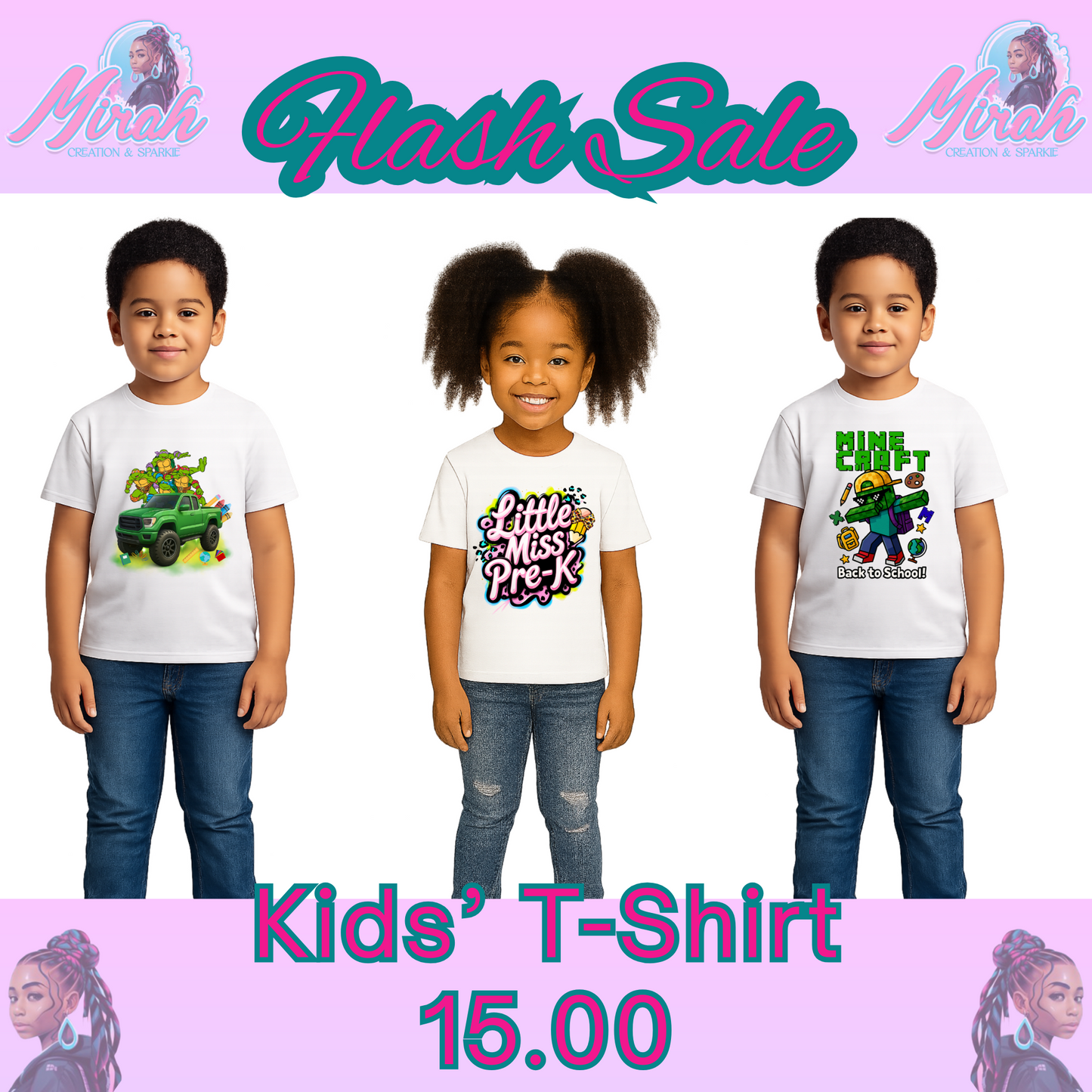 Custom Kids T-Shirt | Personalized Back to School Tee