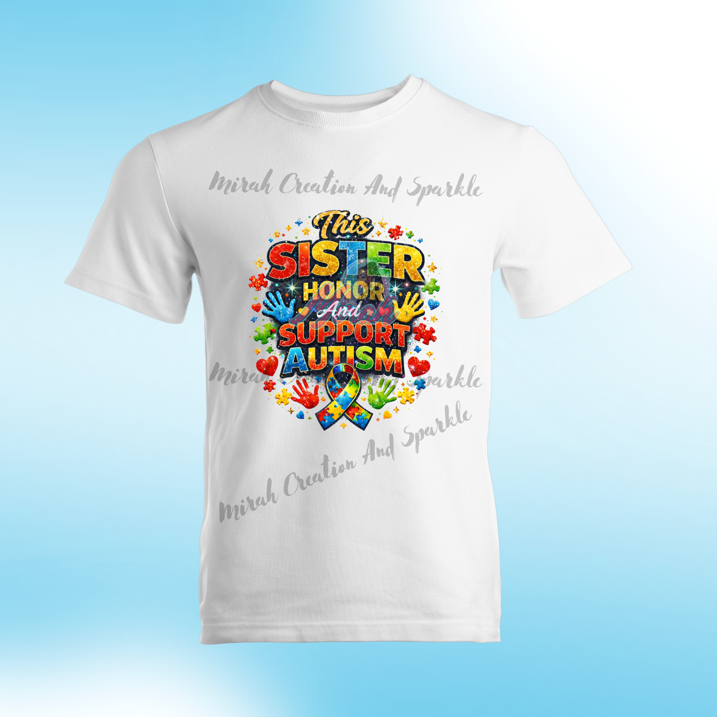 This Sister Honors and Supports Autism Awareness Shirt
