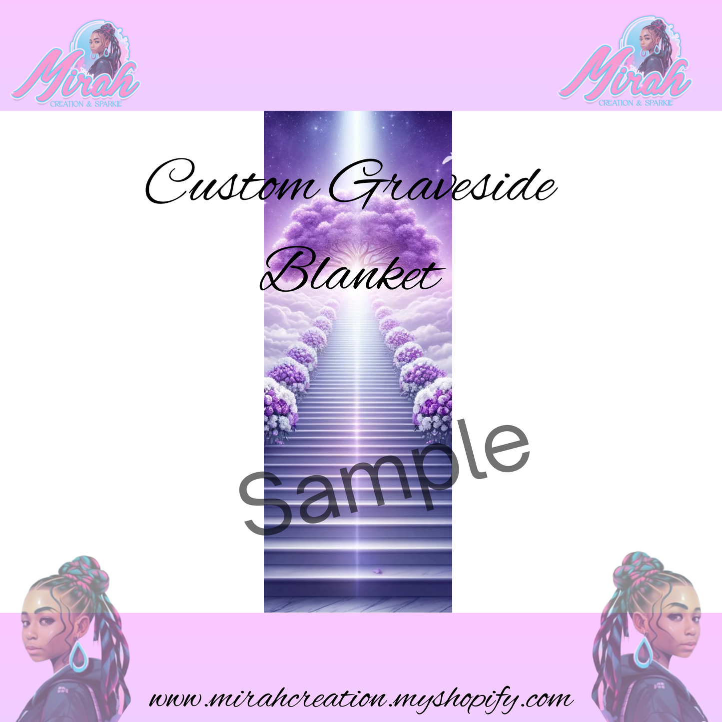 Custom Graveside Blanket