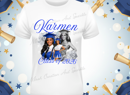 Photo Grad Tee with Name