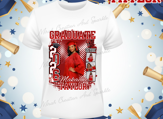 Custom Graduation Shirt Class of 2026