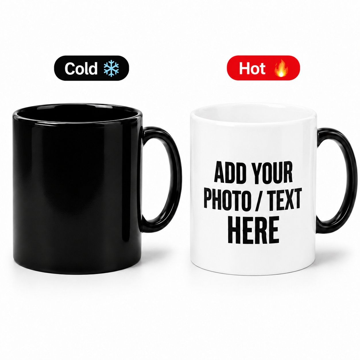 Custom Morphing Mug | Personalized Color-Changing Coffee Mug
