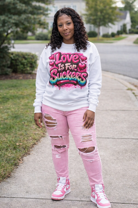 Love Is For Suckers – Anti-Valentine Graphic Tee / Hoodie