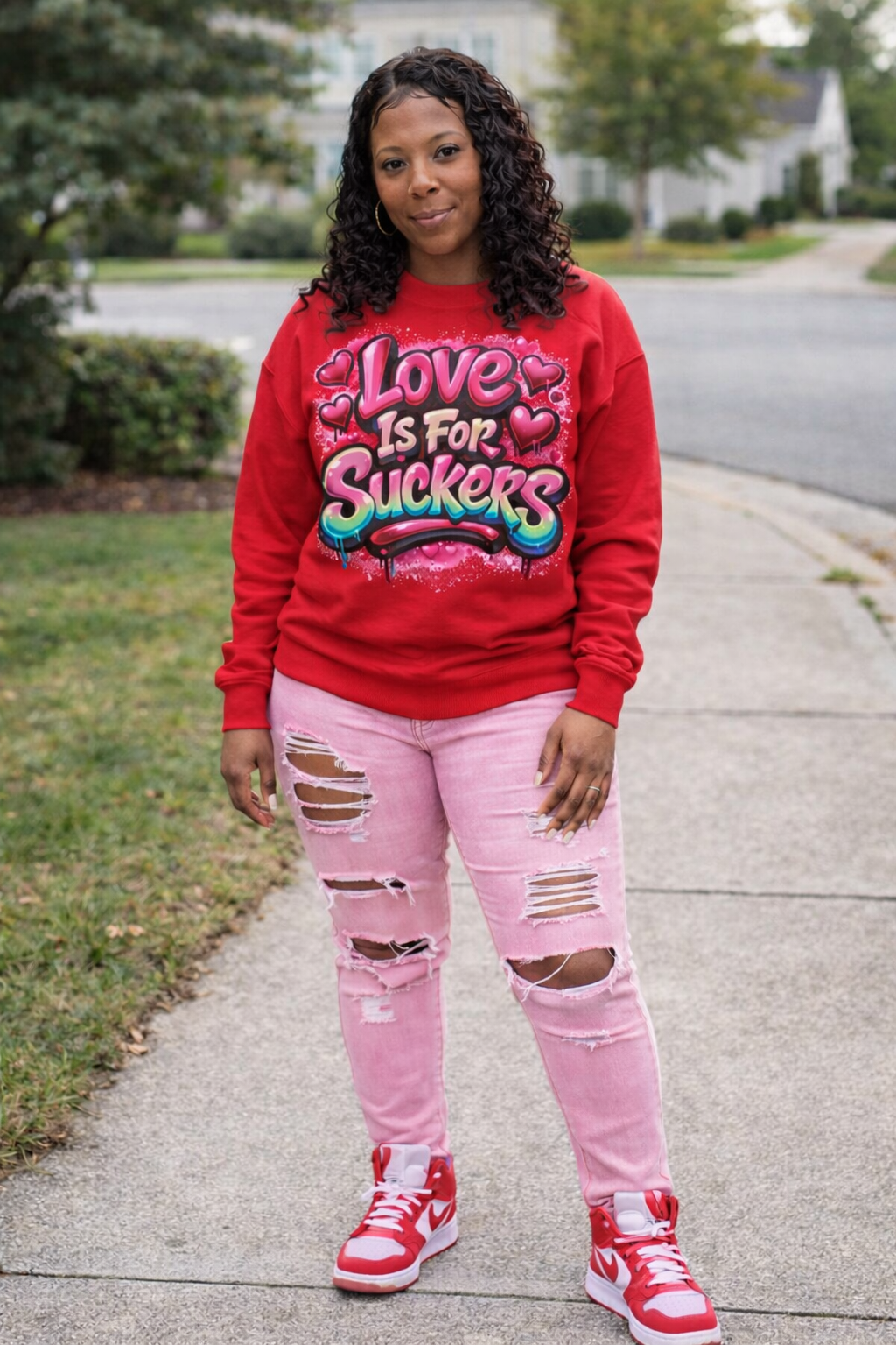Love Is For Suckers – Anti-Valentine Graphic Tee / Hoodie
