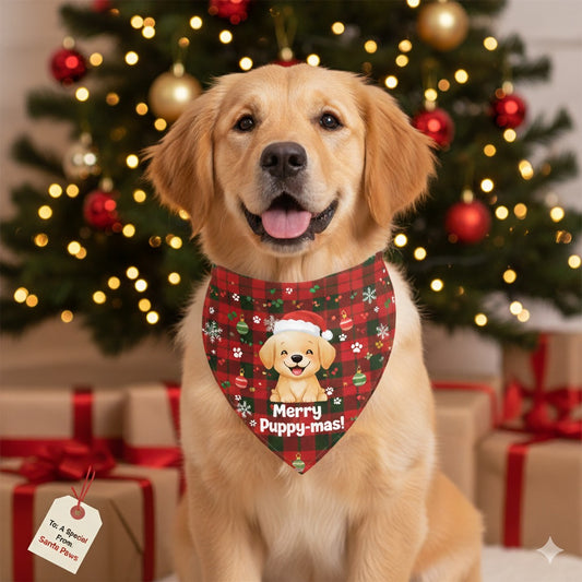 Personalized Pet Bandana – Custom Name Dog Bandana