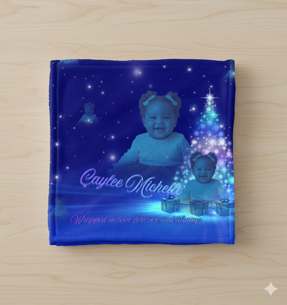 Custom Baby Photo Keepsake Blanket