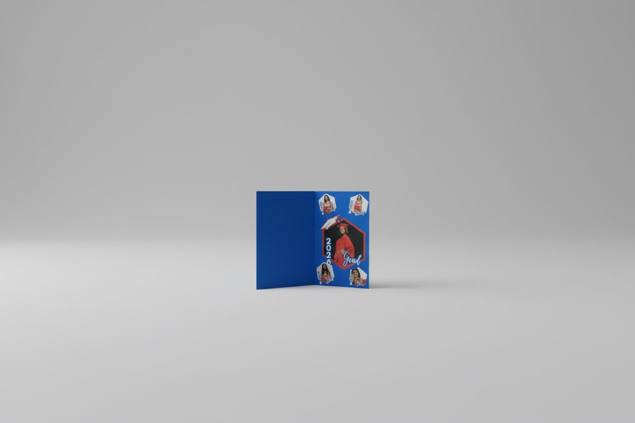 Personalized Senior Graduation Card Class of 2026 Memory Card (Matte Cardstock)