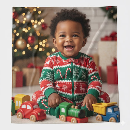 Custom Baby Photo Keepsake Blanket