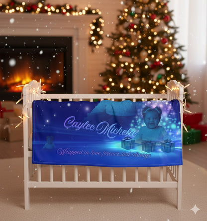 Custom Baby Photo Keepsake Blanket