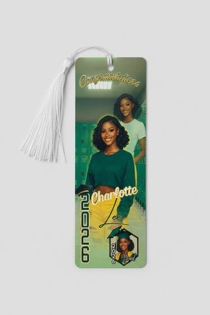 Personalized Graduation Sublimation Bookmark – Custom Senior Photo Keepsake (Front & Back Design)