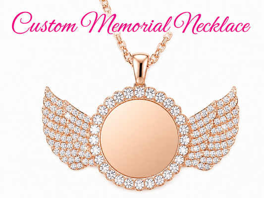 Custom Memorial Necklace – Personalized Keepsake Jewelry