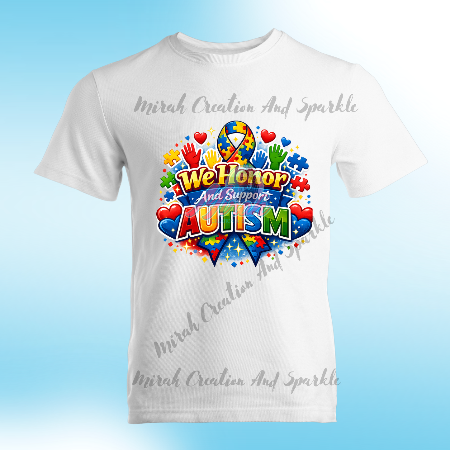 We Honor and Support Autism Awareness Shirt