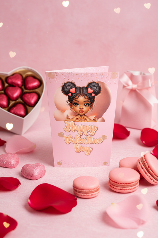 Happy Valentine Day Card Mockup