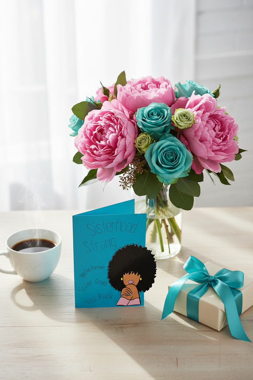 Sisterhood Strong Card Mockup