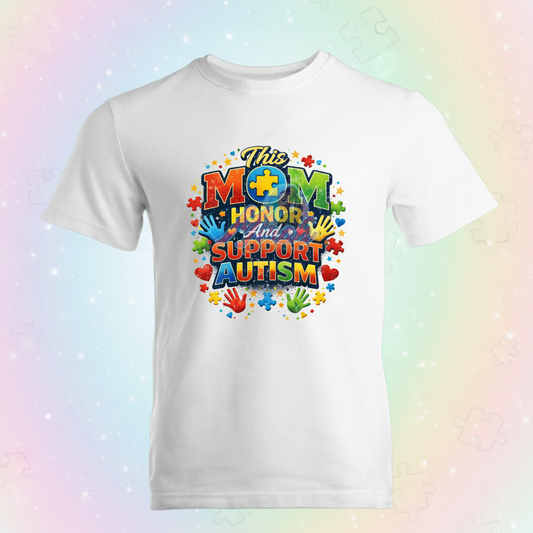 This Mom Autism Awareness T-Shirt Mockup